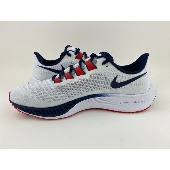 Nike Air Zoom Pegasus 37 New England Patriots Men's Sneakers Shoe NFL - Picture 12 of 12